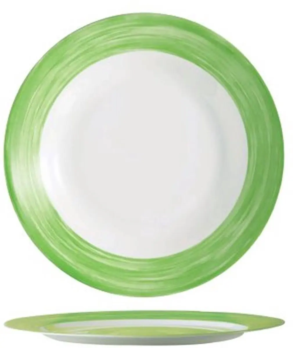 Arcoroc Brush Plat Bord Groen 25,4cm