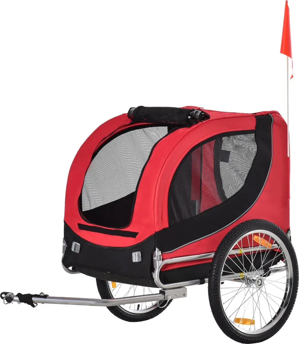 Pawhut Hondenkar met Universele Koppeling
