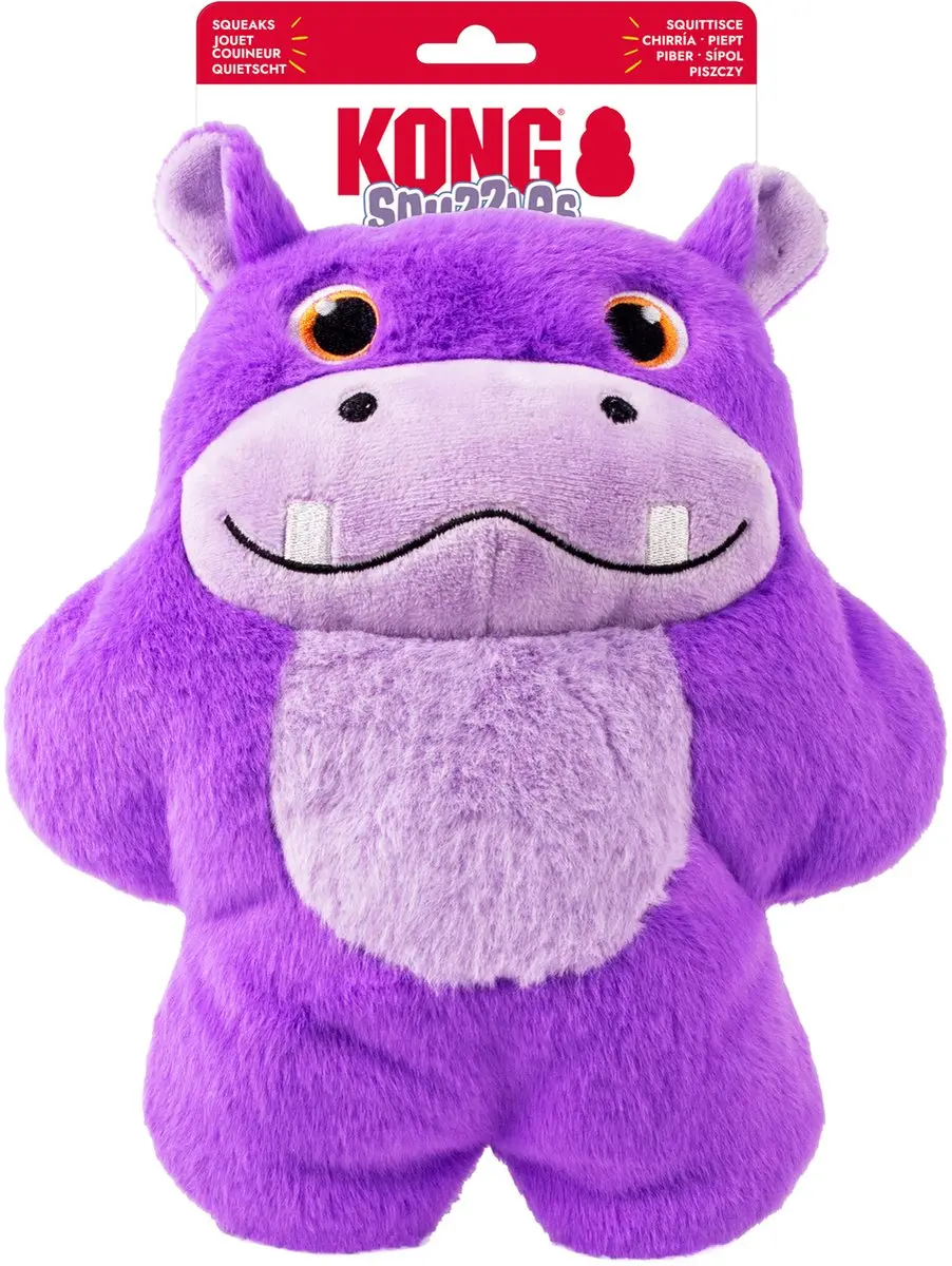 KONG Snuzzles Hippo - Multicolor - afbeelding 6 van 6