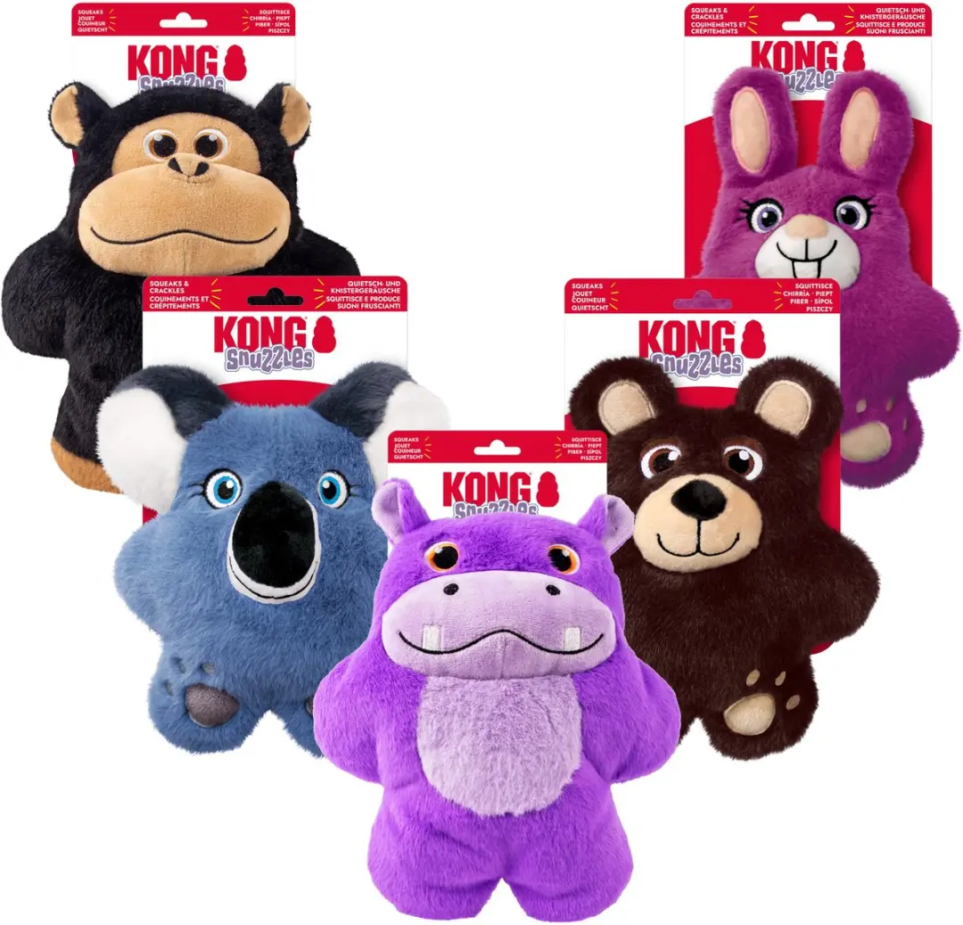 KONG Snuzzles Hippo - Multicolor