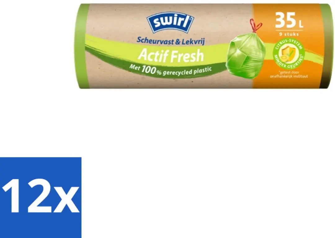 Swirl Actif Fresh Vuilniszakken 35L