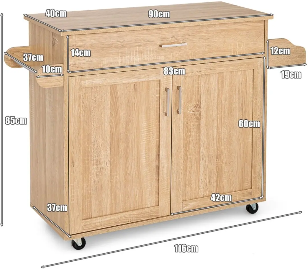 Songmics Commode met 4 Stoffen Laden - 40 kg