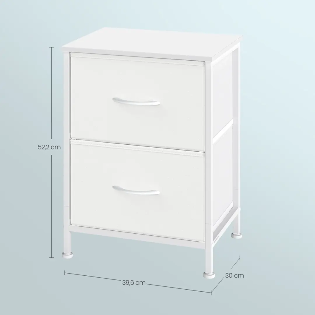Songmics Commode met 4 Stoffen Laden - 40 kg