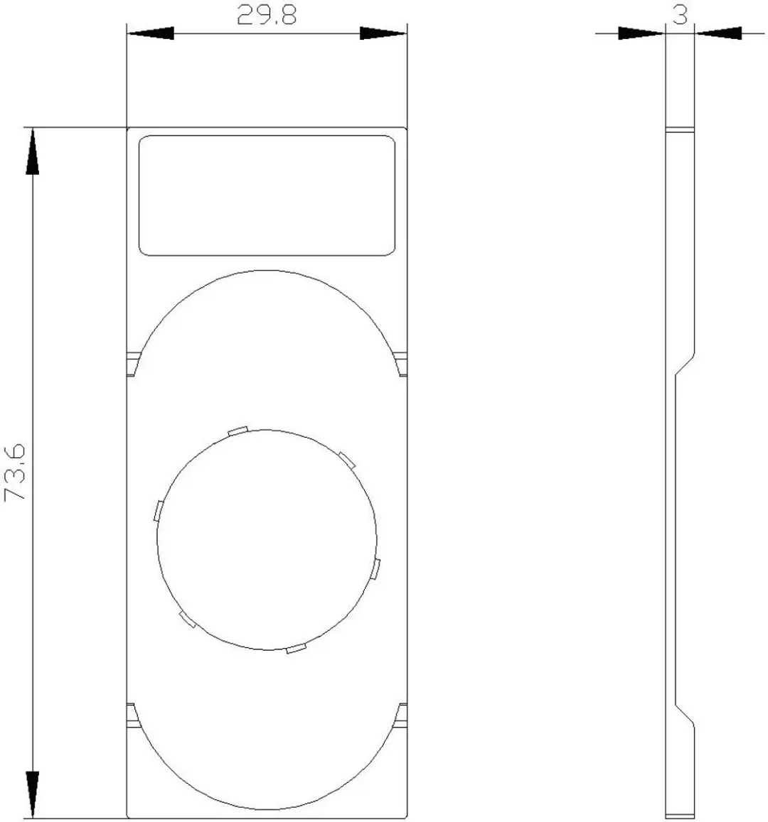 Siemens 3SU1900-0AK10-0AA0 Opschriftbord - 10 Stuks