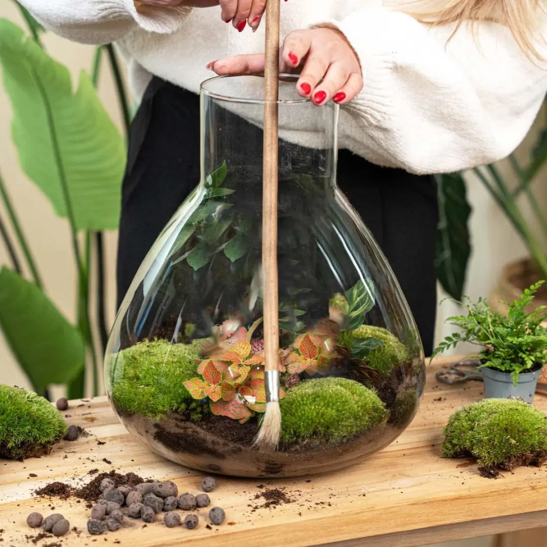 Esschert Design Terrariumkwast 1.4x78cm - Hout