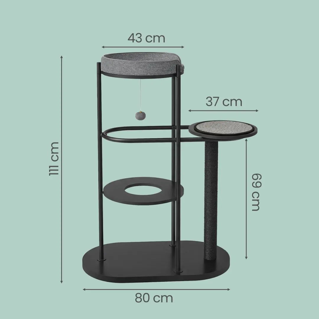 Songmics Krabpaal Modern Kattentoren
