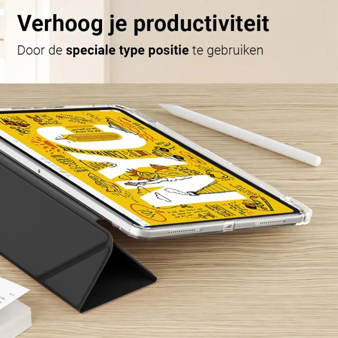 MobiQ Origami Hoes 46-00897 - iPad Pro 12.9 Zwart