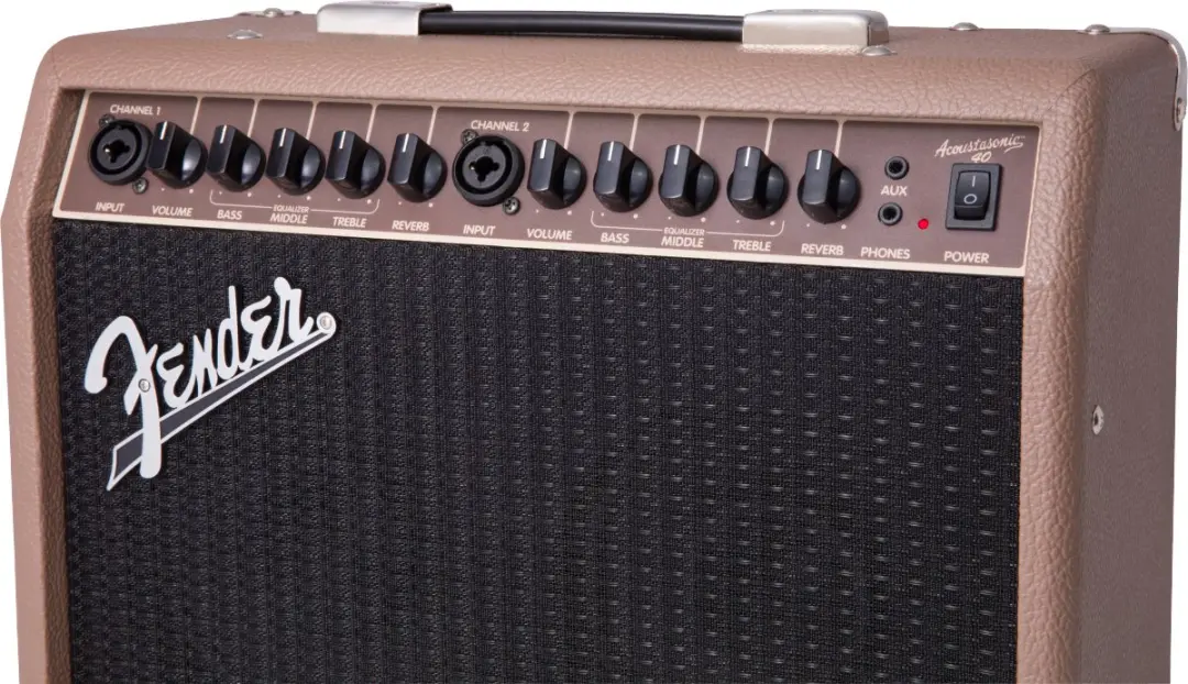 Fender Acoustasonic 40 Akoestische Gitaarversterker 50W - Beige