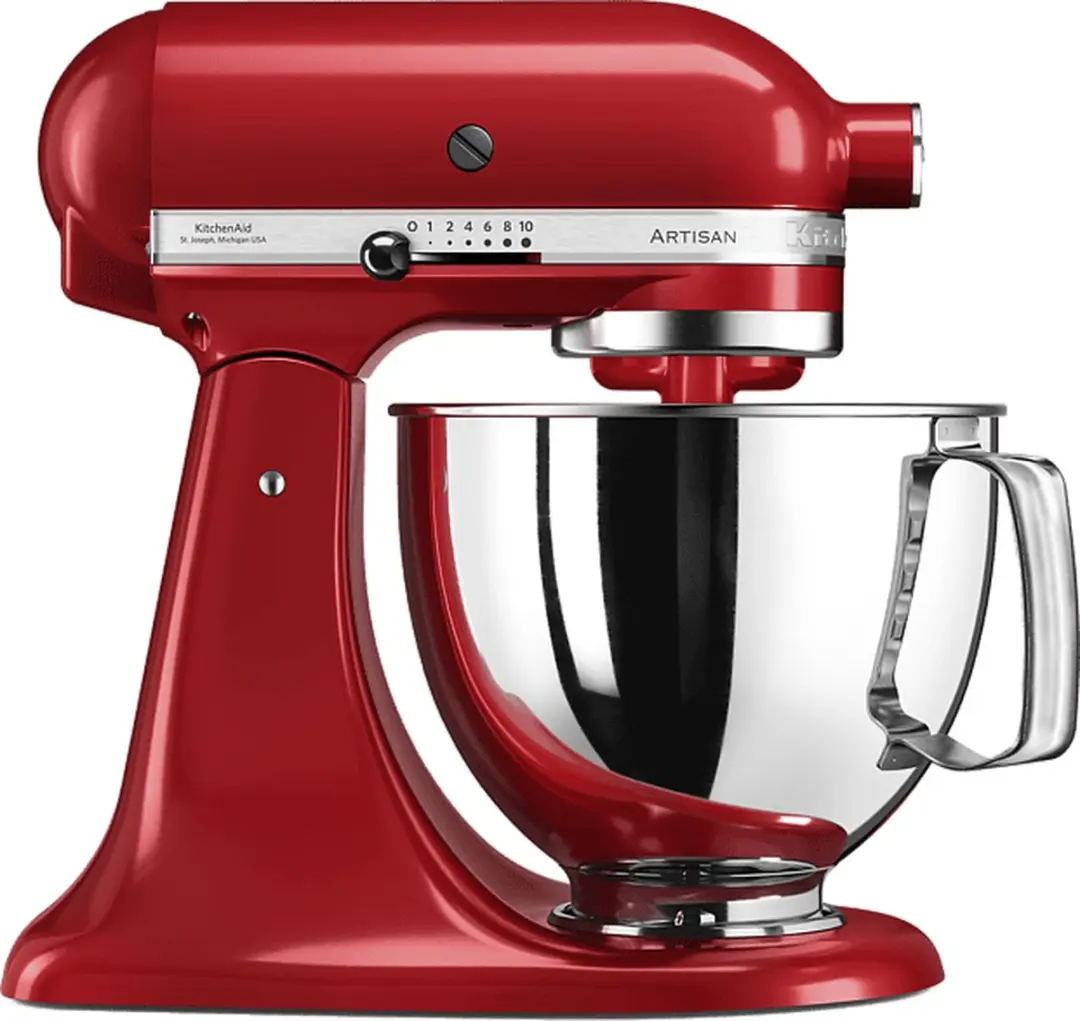 KitchenAid 5КСМ125ЕЕР+5КСМВСА Keukenmachine 300W - Rood