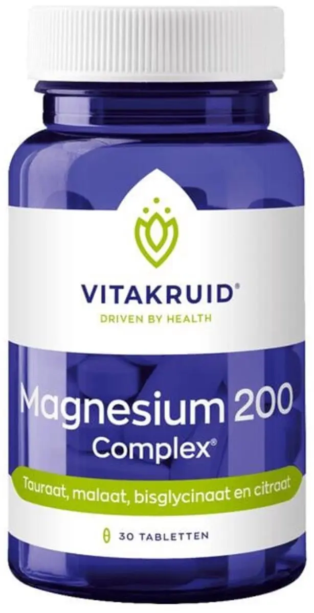 Vitakruid Magnesium 200 Complex - 30 tabletten