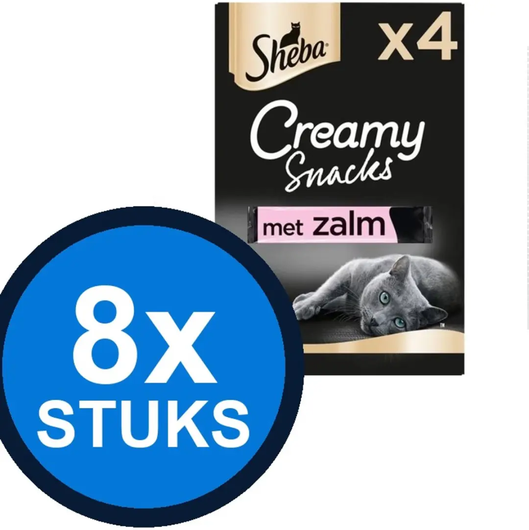 Sheba Creamy Snacks Zalm