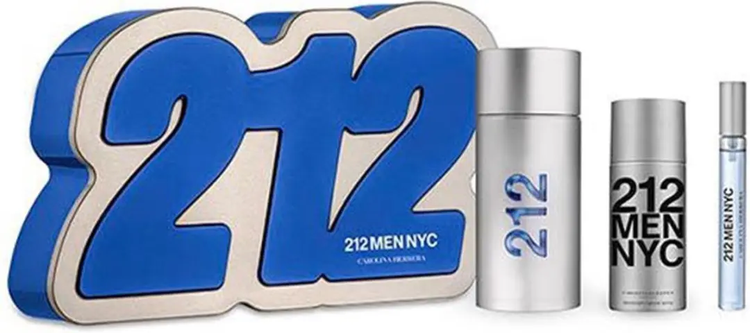 Carolina Herrera 212 Men NYC Eau de Toilette 100ml Set