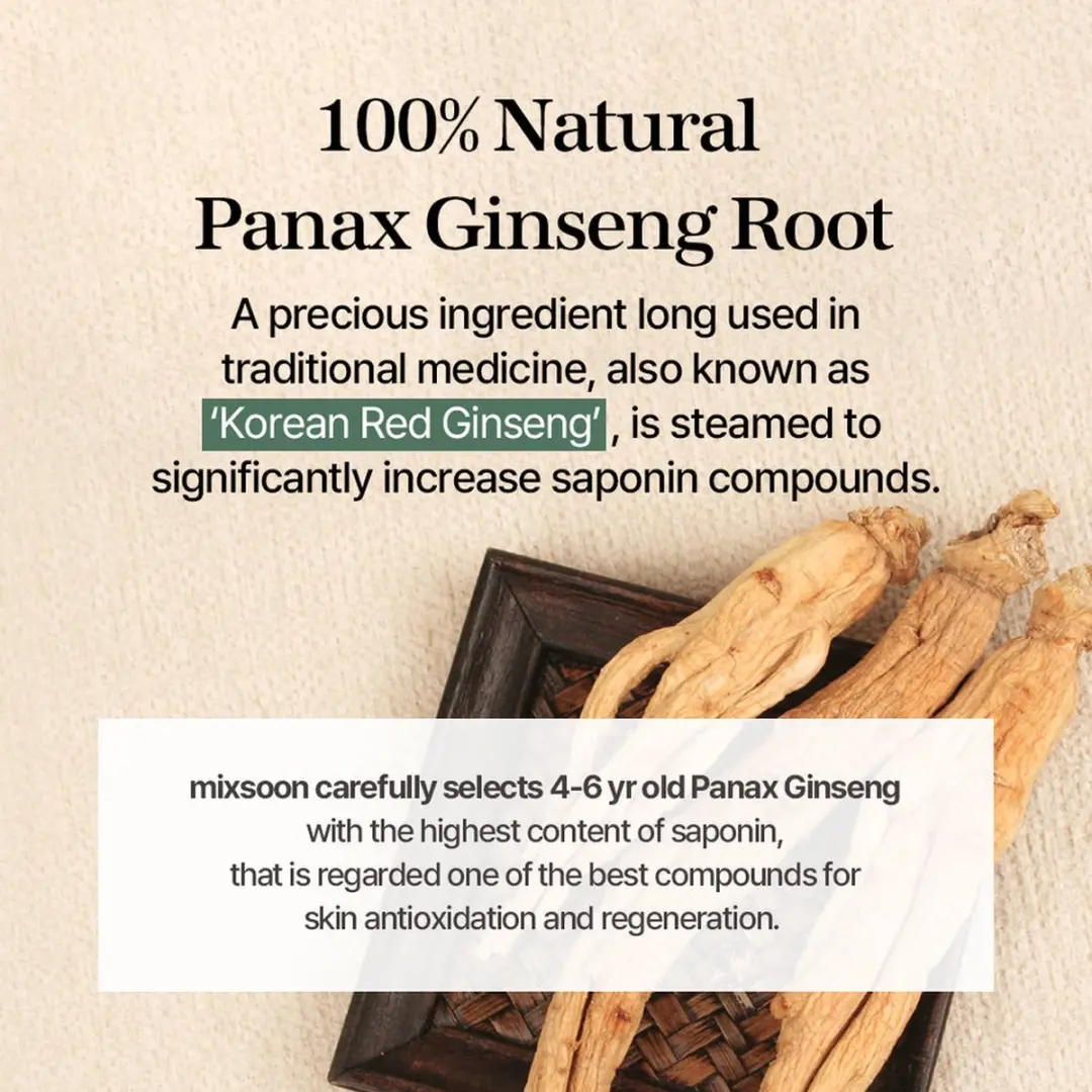 Mixsoon Panax Ginseng Root Essence 100ml