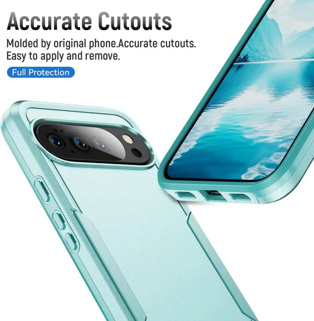 Selected Back Cover Rugged Hoesje Google Pixel 11/11 Pro - Groen