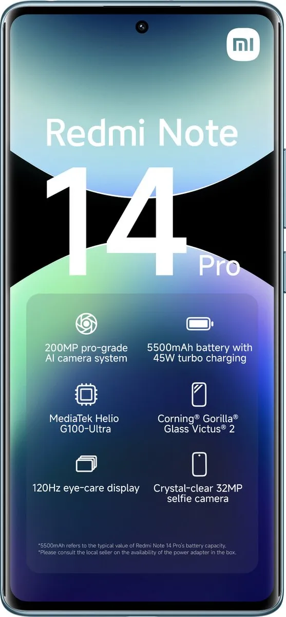 Xiaomi Redmi Note 14 Pro 8GB/256GB - Blauw