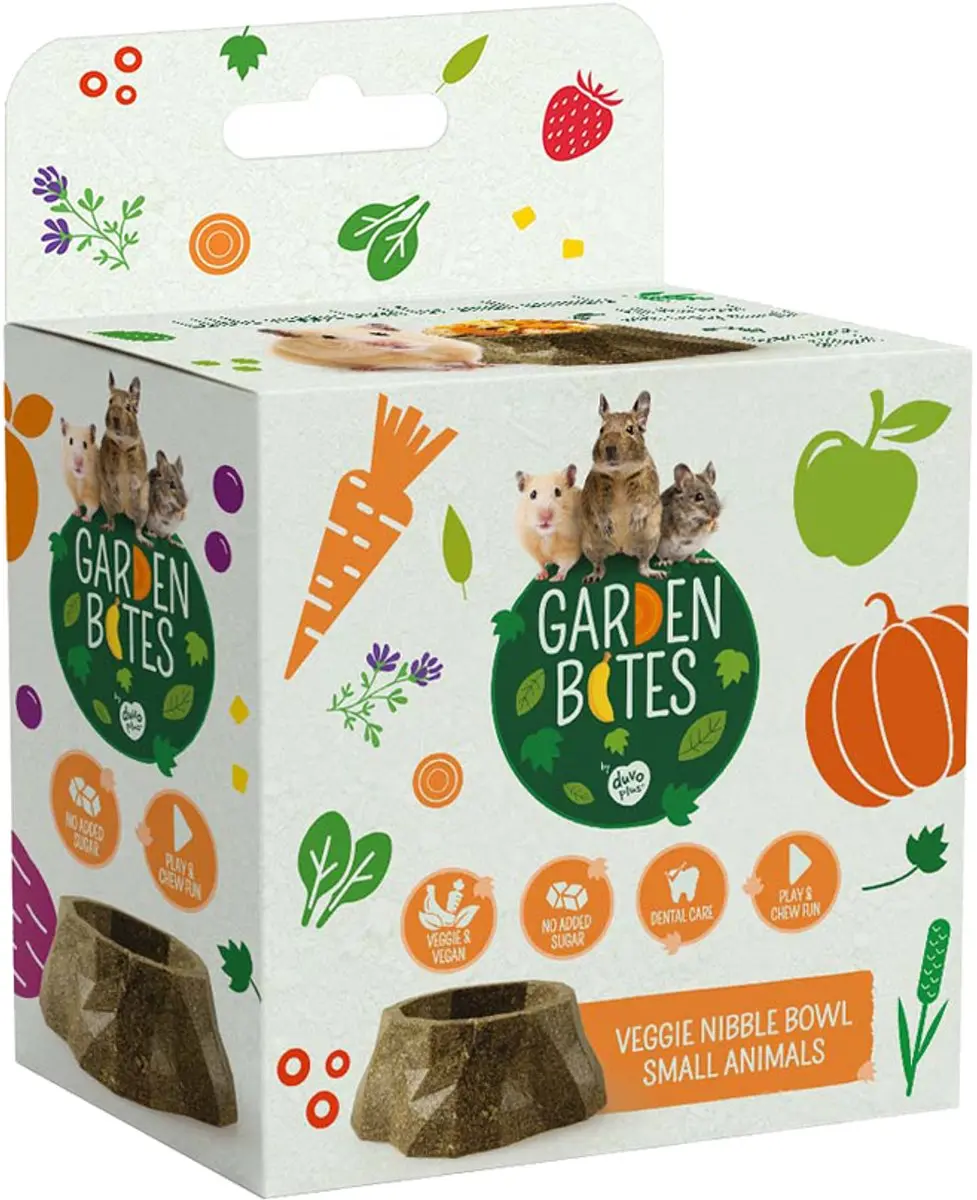 Duvo+ Garden Bites Veggie Nibble Voerbakje 70g