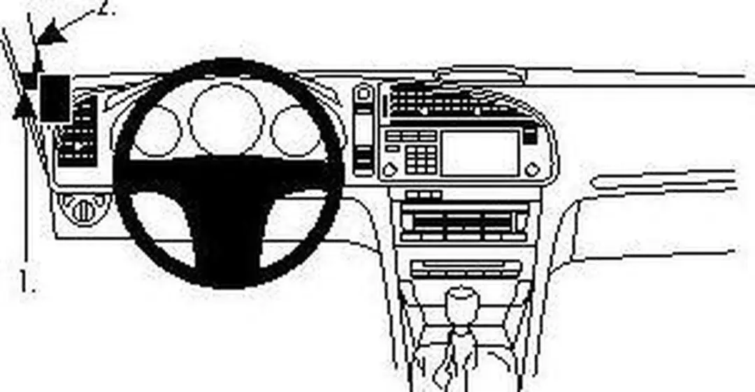Brodit ProClip Saab 9-3 2003-2011 Hooghouder
