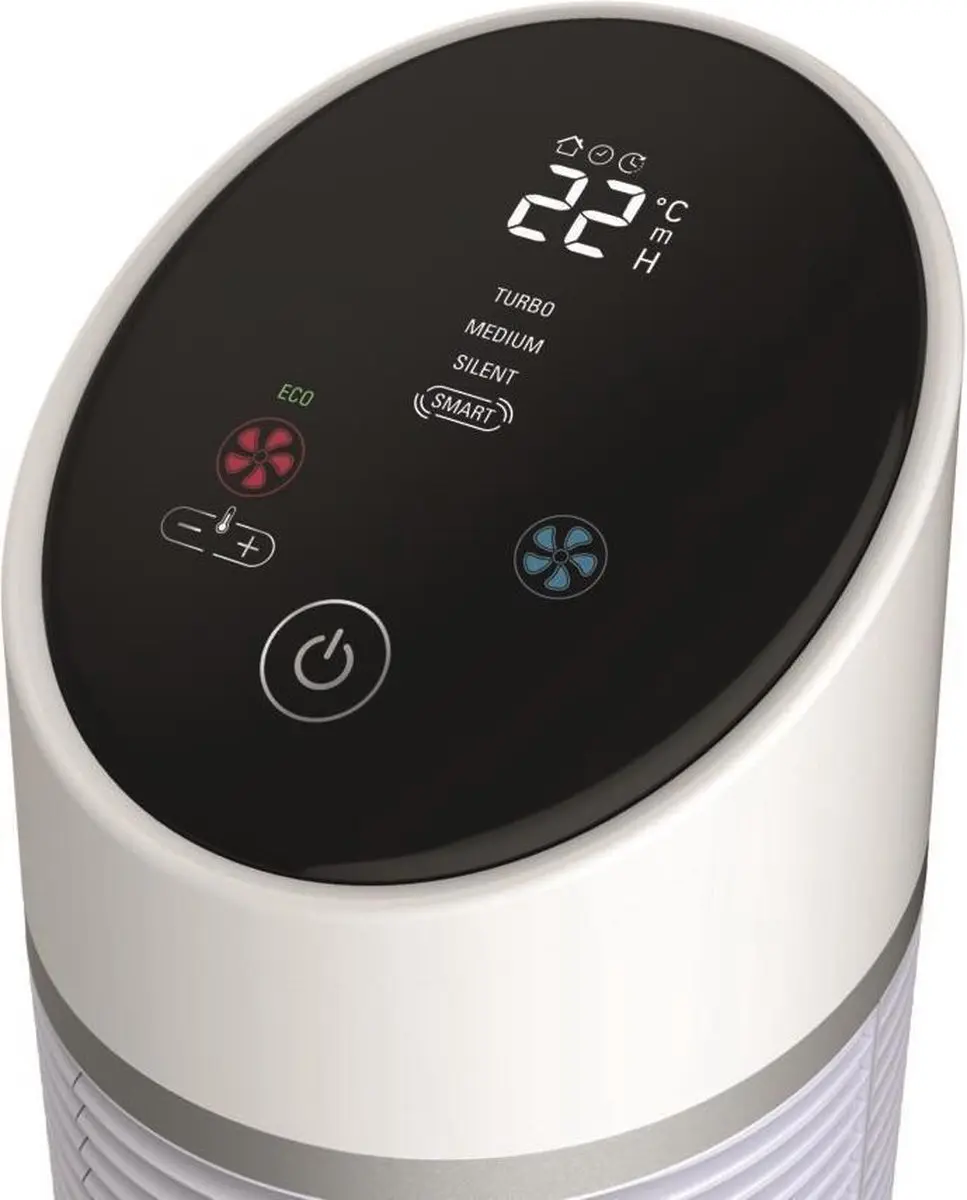 Rowenta Silent Comfort Tower HQ8120 Ventilator 2400W - 3-in-1 Verwarming/Verkoeling - afbeelding 4 van 6