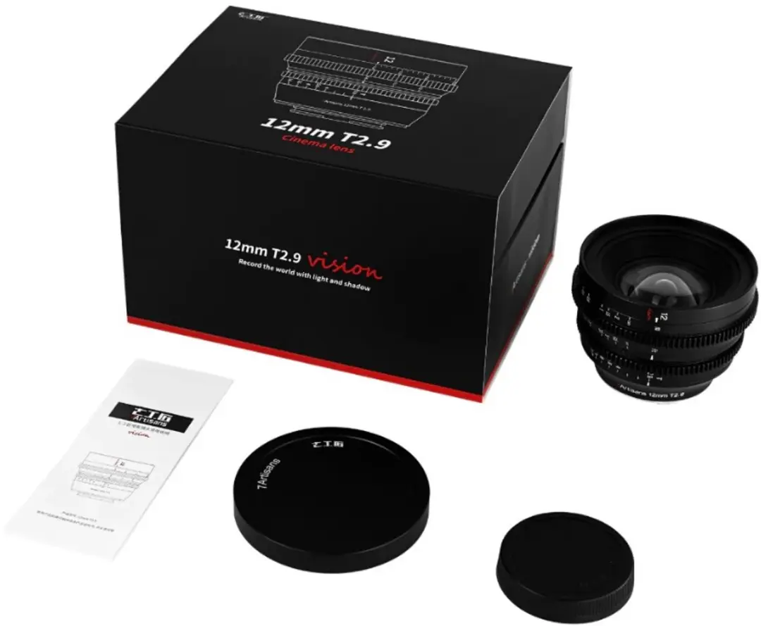 7Artisans Cine Lens APS-C 12mm T2.9 Canon R - Zwart - afbeelding 6 van 6