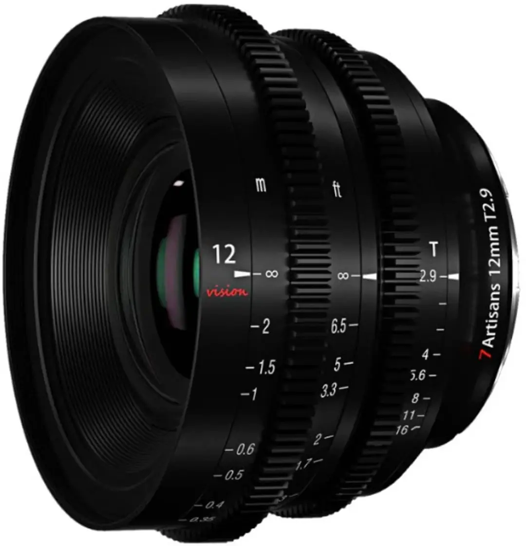 7Artisans Cine Lens APS-C 12mm T2.9 Canon R - Zwart