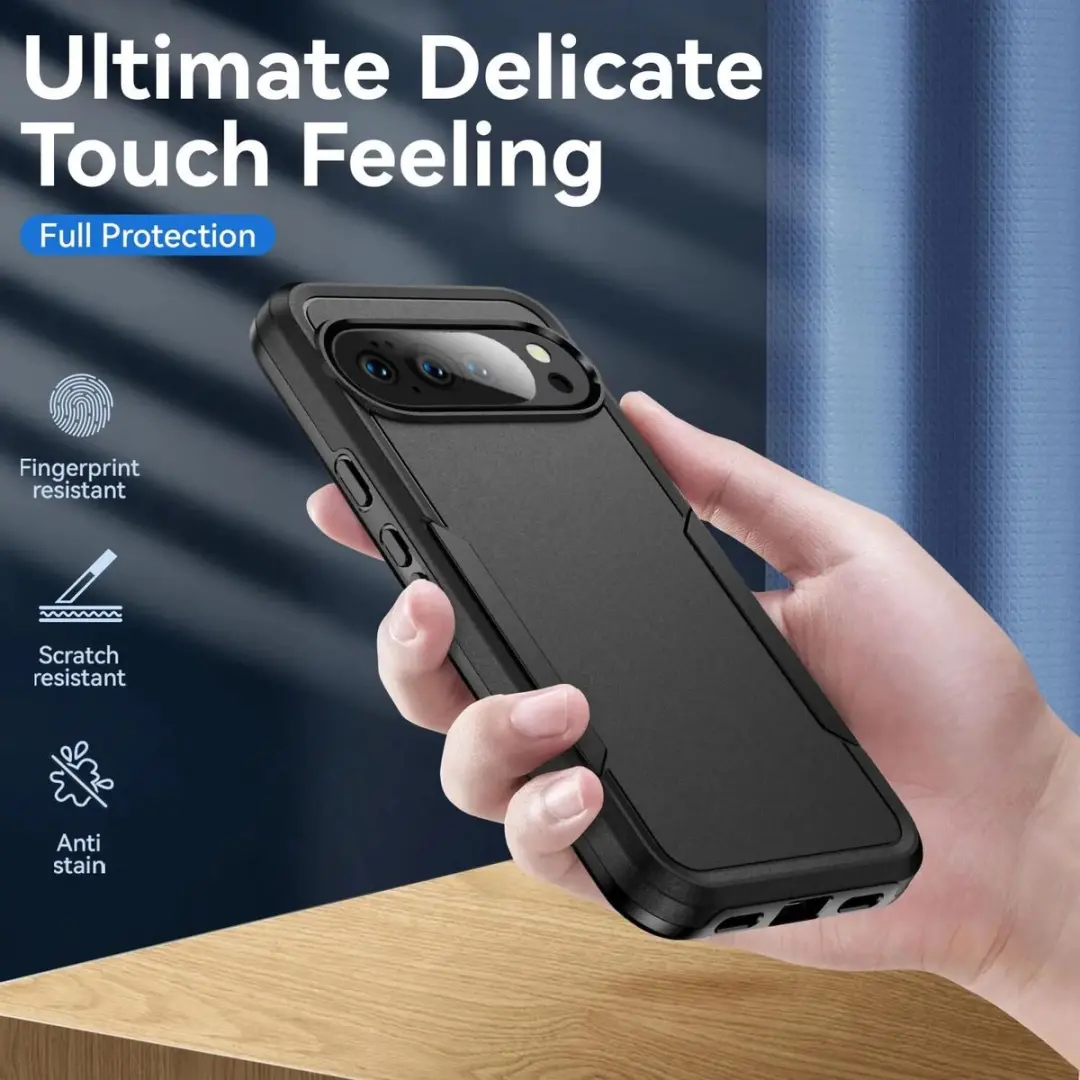 Selected Back Cover Google Pixel 11 Pro XL Rugged Hoesje - Zwart
