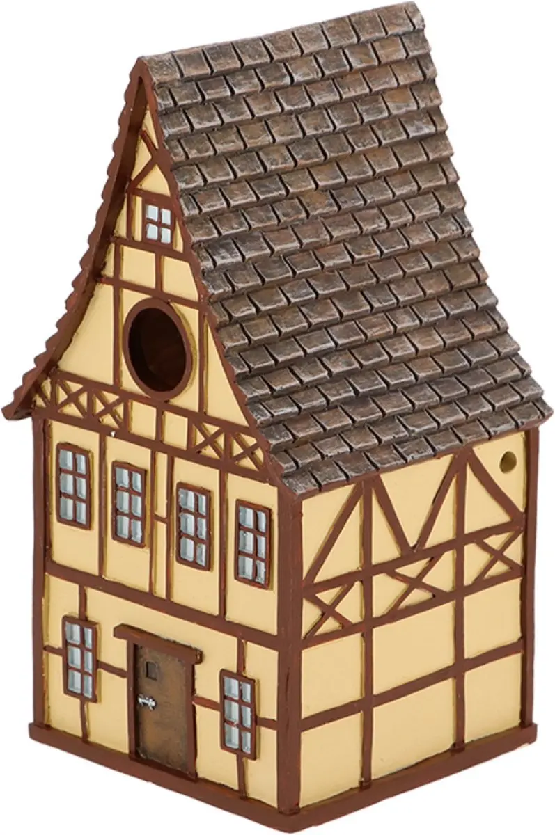 Esschert Design Vogelnestje Lichtgeel 13,5x13x24,5cm