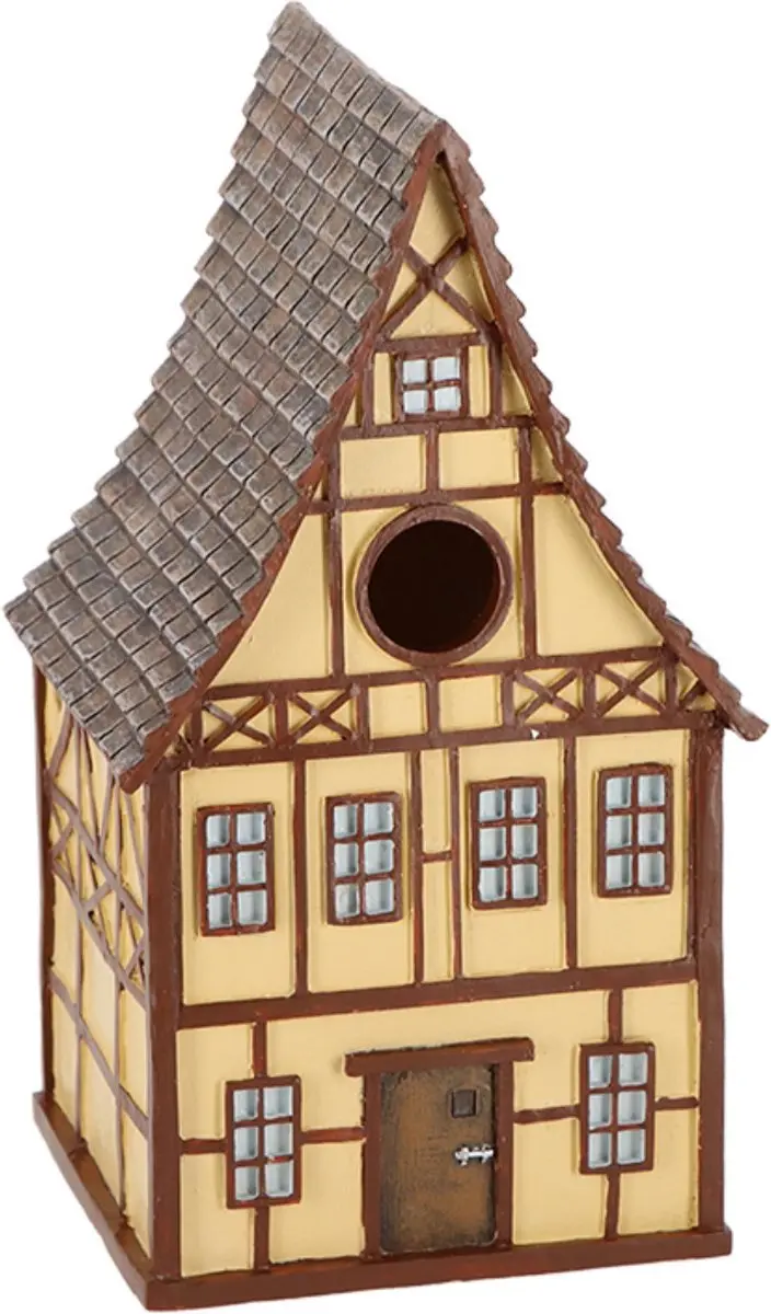 Esschert Design Vogelnestje Lichtgeel 13,5x13x24,5cm