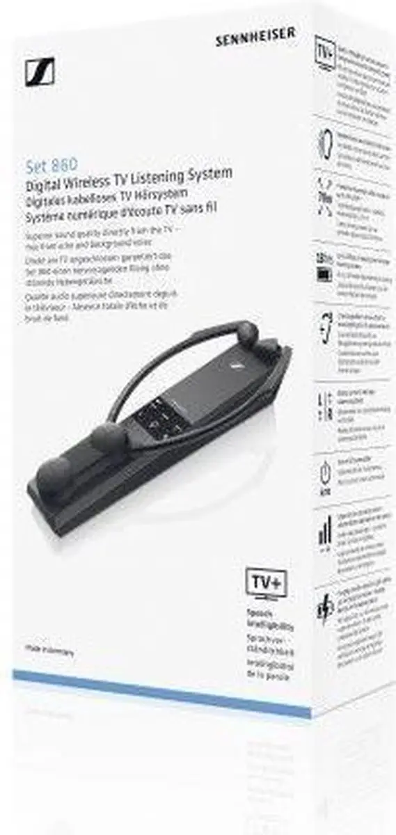 Sennheiser Set 860 Draadloze Koptelefoon - Zwart