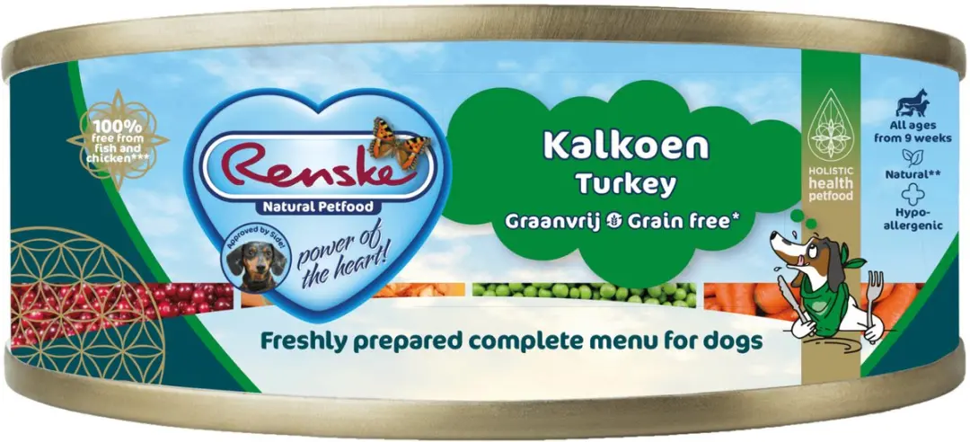 Renske Blik Vers Gestoomd Senior Graanvrij Kalkoen 95g