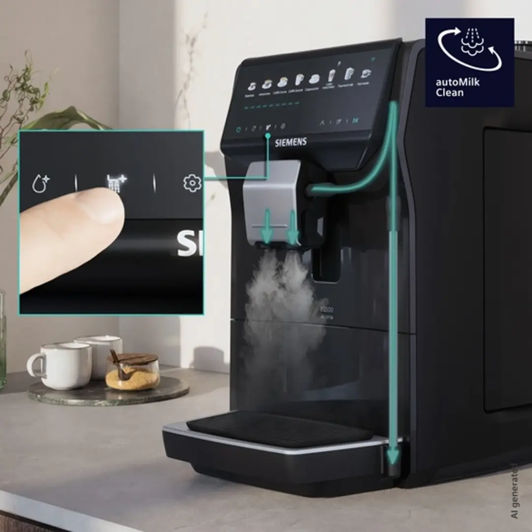 Siemens EQ500 TP555EM7 Espresso Volautomaat - Piano-zwart - afbeelding 6 van 6