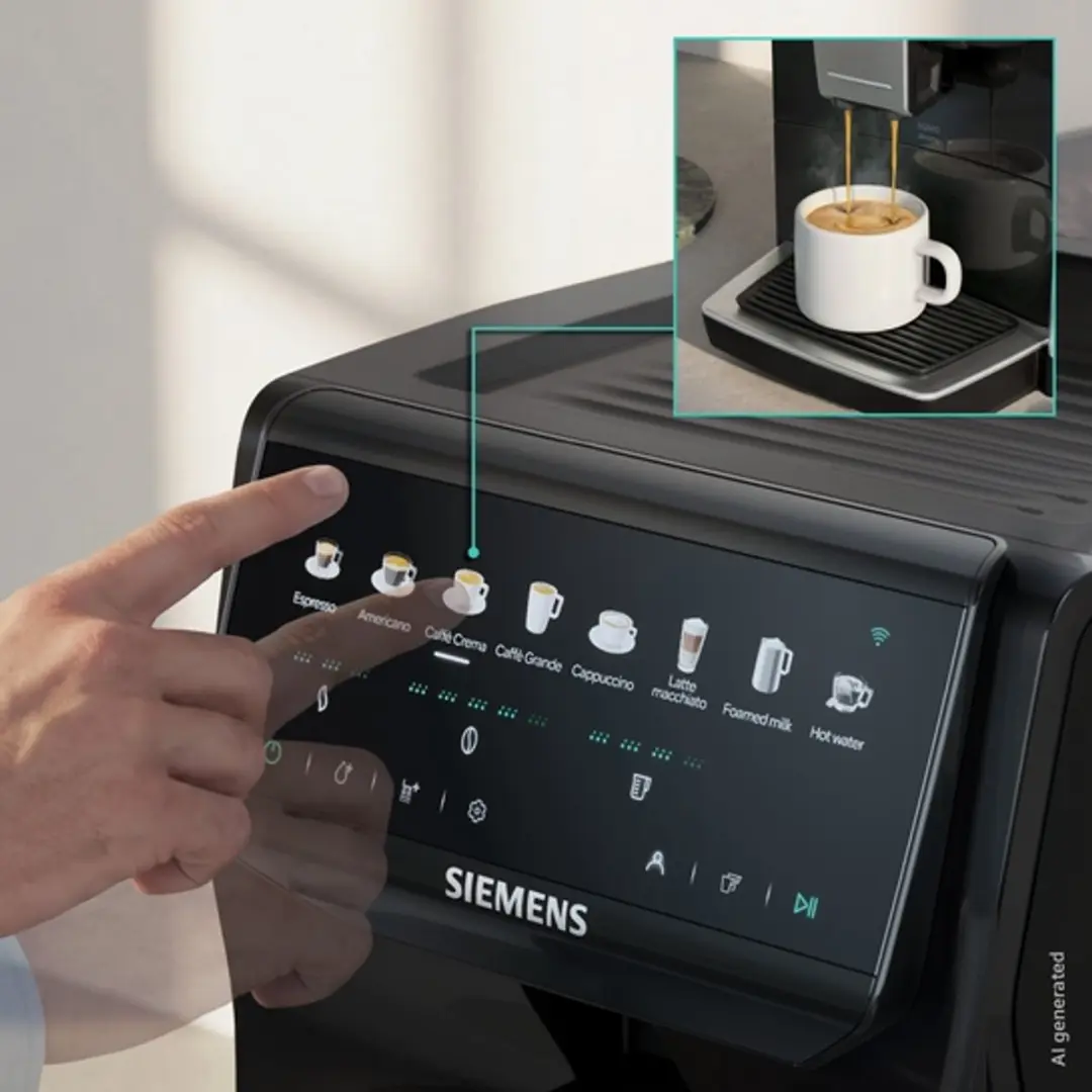 Siemens EQ500 TP555EM7 Espresso Volautomaat - Piano-zwart - afbeelding 4 van 6
