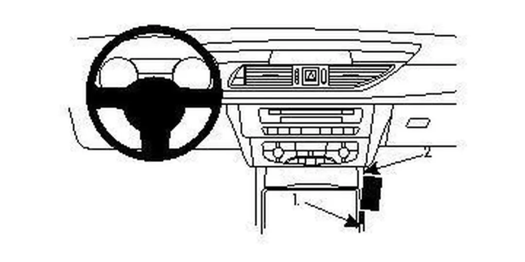 Brodit ProClip Console Mount Audi A6/A7 2011-2018