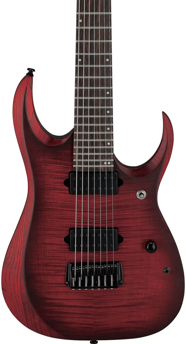 Ibanez RGD721FA Elektrische Gitaar - 7 Snaren - Wine Red Burst