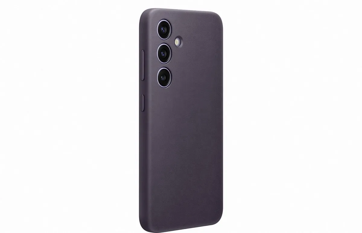 Samsung Galaxy S24 Vegan Leather Hoesje Dark Violet GP-FPS921HCAVW
