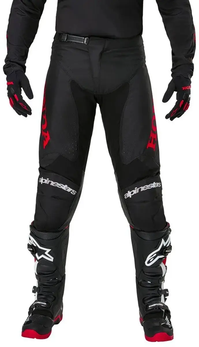 Alpinestars Honda Racer Iconic Broek 30 - Zwart/Rood