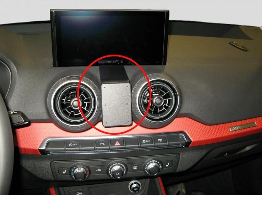 Brodit ProClip Center Mount Houder - Audi Q2 2017 - Zwart