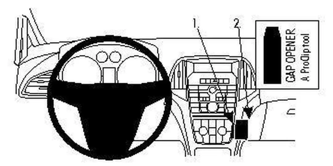 Brodit ProClip 854437 Opel Astra 2010-2015 Houder