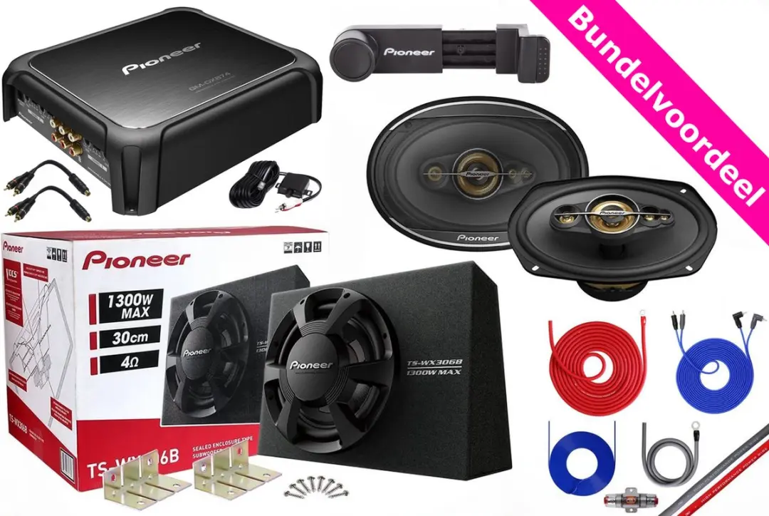 Pioneer 1300W Subwoofer Set