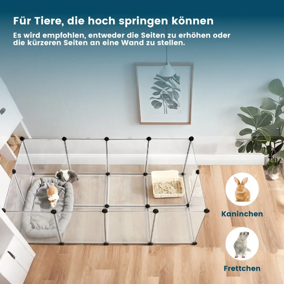 Songmics Buitenbox met Vloerpanelen - Wit