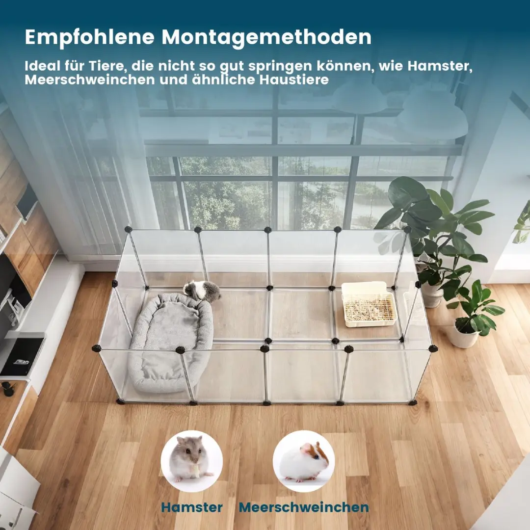 Songmics Buitenbox met Vloerpanelen - Wit