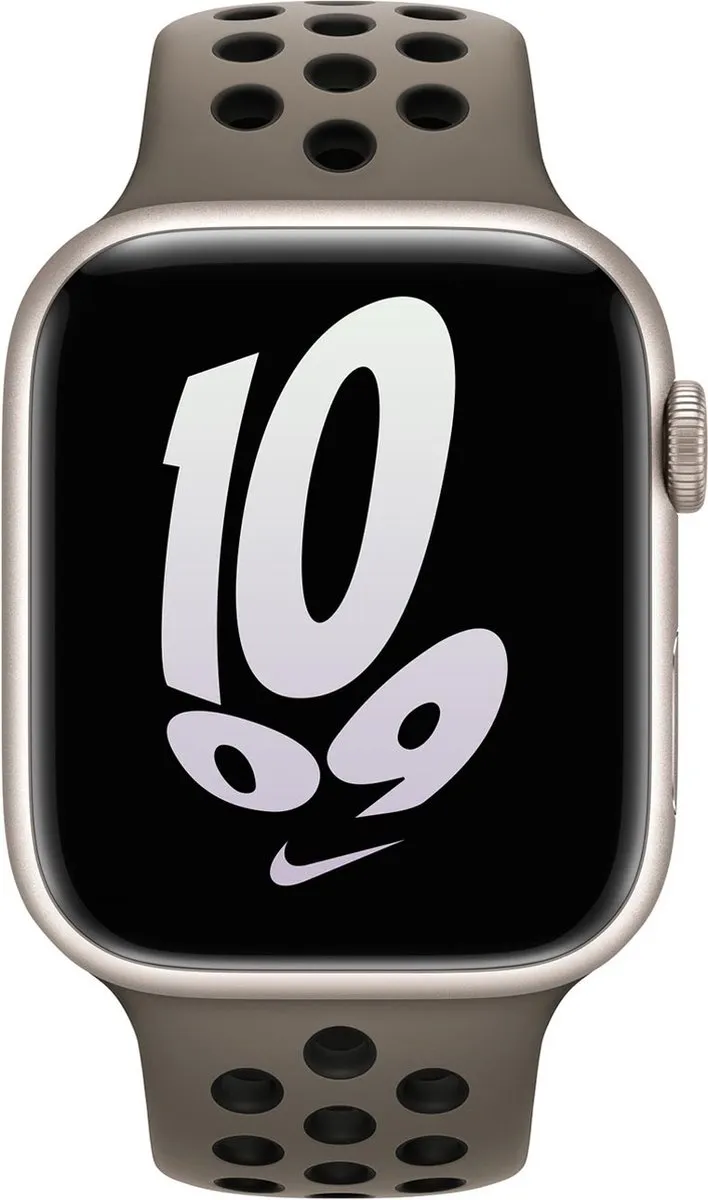 Apple Watch Nike Sportband - Olive Grey/Zwart