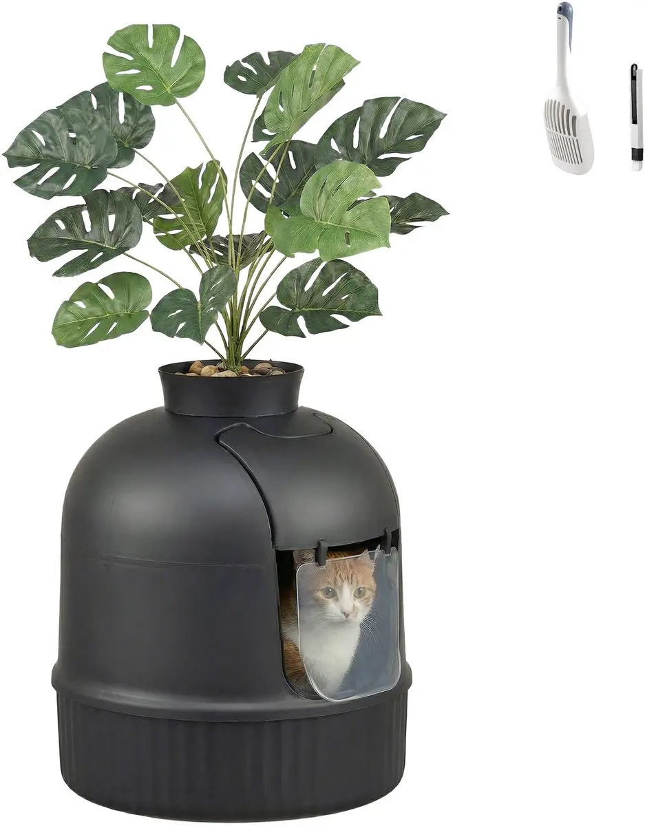 Songmics Verborgen Kattenbak 49x49x115cm