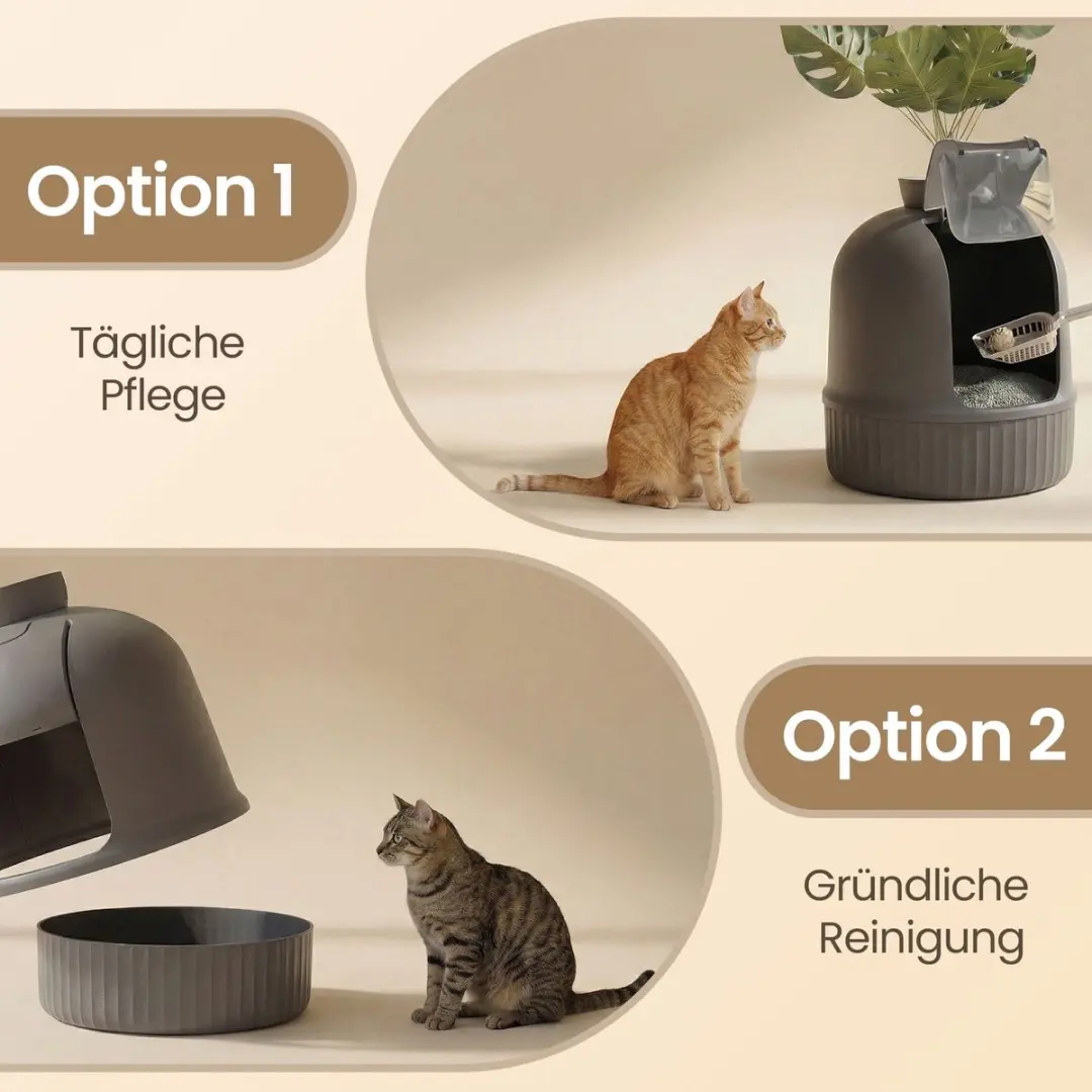 Songmics Verborgen Kattenbak 49x49x115cm - Zwart