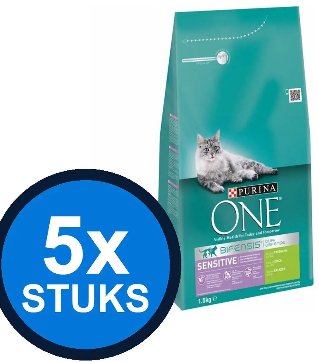 Purina ONE Adult Sensitive Kalkoen