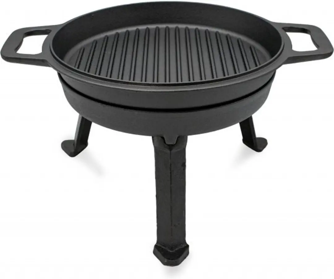 Meyerhoff 2-in-1 Outdoor Dutch Oven 10L - Zwart