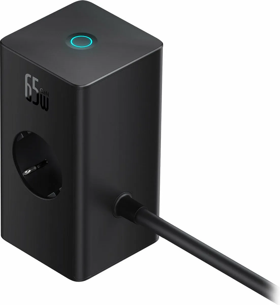 Baseus GaN 65W Laadstation PSLR000301 - 5 Poorten - Zwart