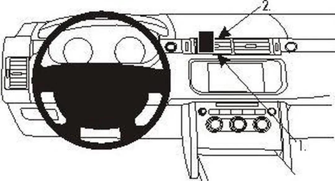 Brodit ProClip Land Rover Range Rover Sport 2014-2022 Center Mount