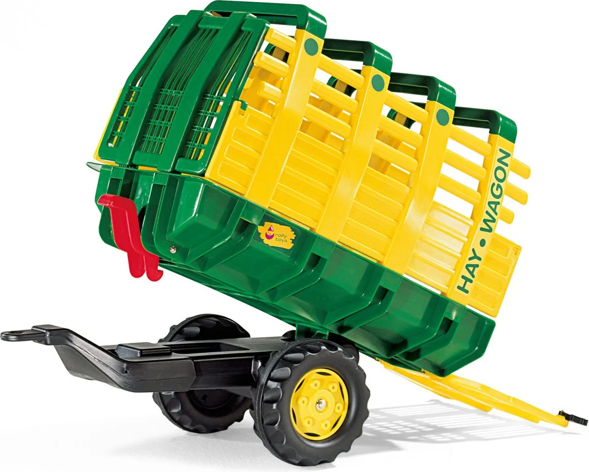 Rolly Toys Aanhanger Hooiwagen 12 298 1 - Groen/Geel