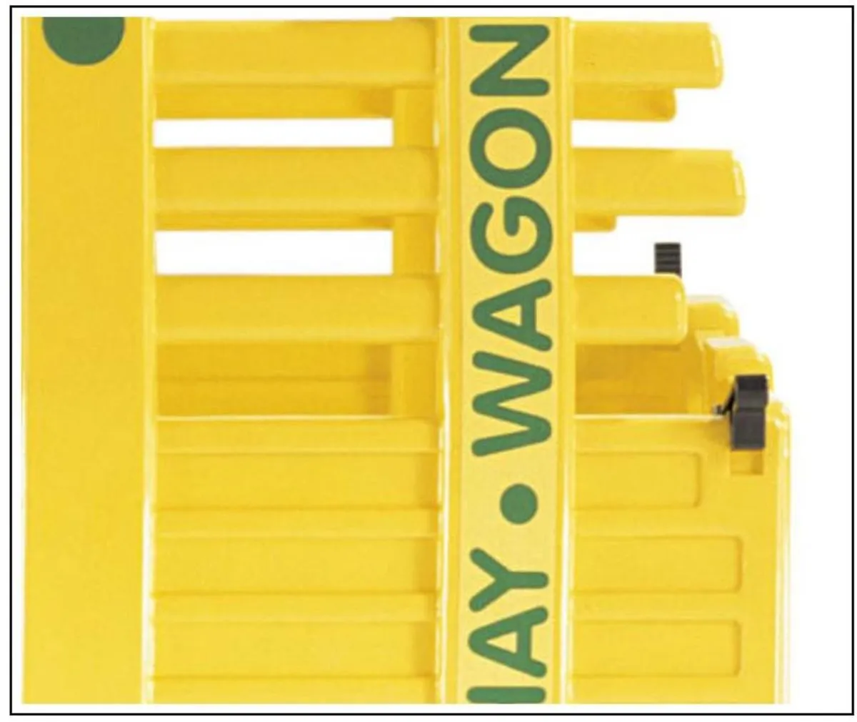 Rolly Toys Aanhanger Hooiwagen 12 298 1 - Groen/Geel - afbeelding 6 van 6