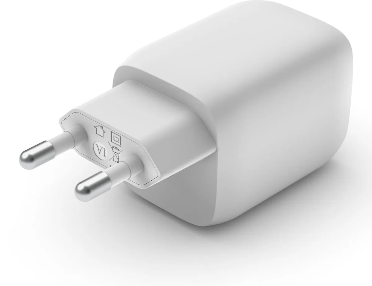 Belkin Boost-Up Charge Pro WCH013vf2MWH-B6 Adapter 65W - 2x USB-C Wit